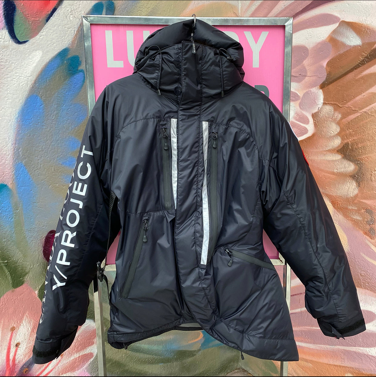Canada Goose X Y/Project Unisex Black Edition Down Skreslet Puffer - M