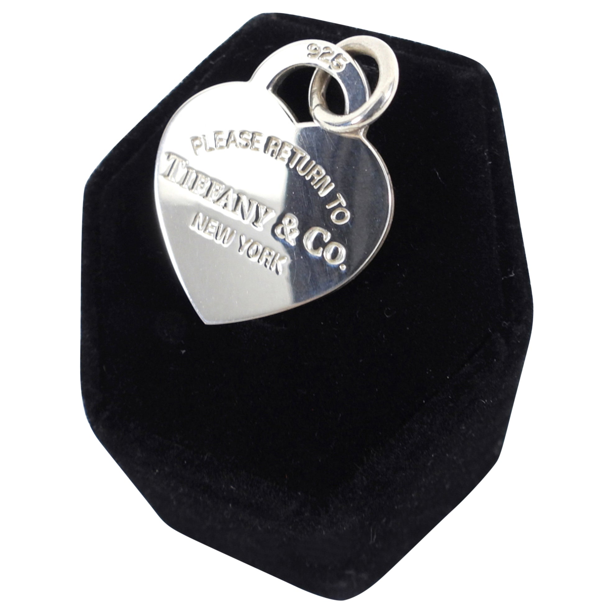 Tiffany & Co.  Sterling Silver Large Heart Pendant