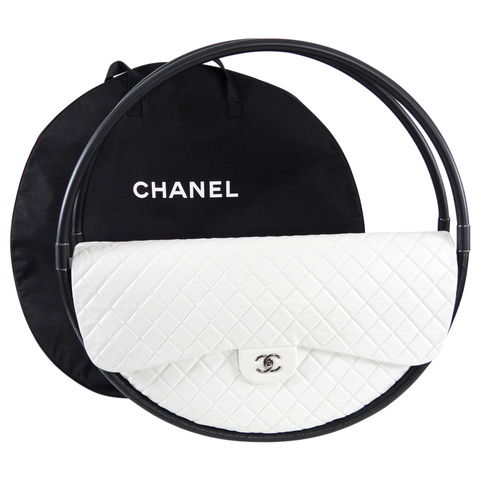 Chanel XL Runway Limited Edition Rare Hula Hoop Bag from SS2013