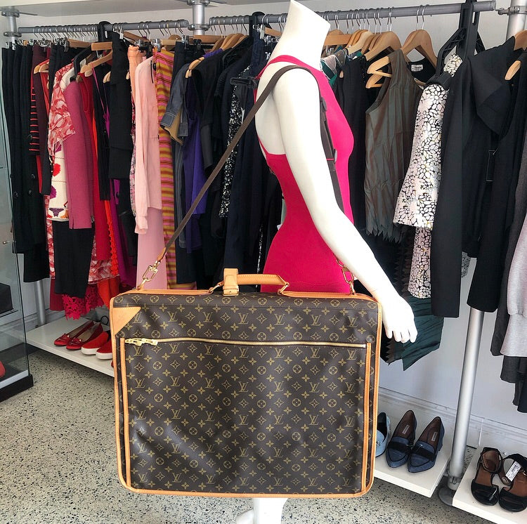 Louis Vuitton Vintage 1991 Monogram Portable Cabine Travel Garment Bag