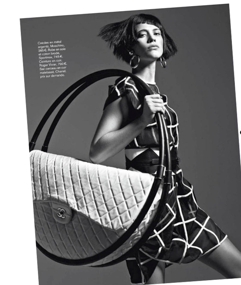 Chanel XL Runway Limited Edition Rare Hula Hoop Bag from SS2013