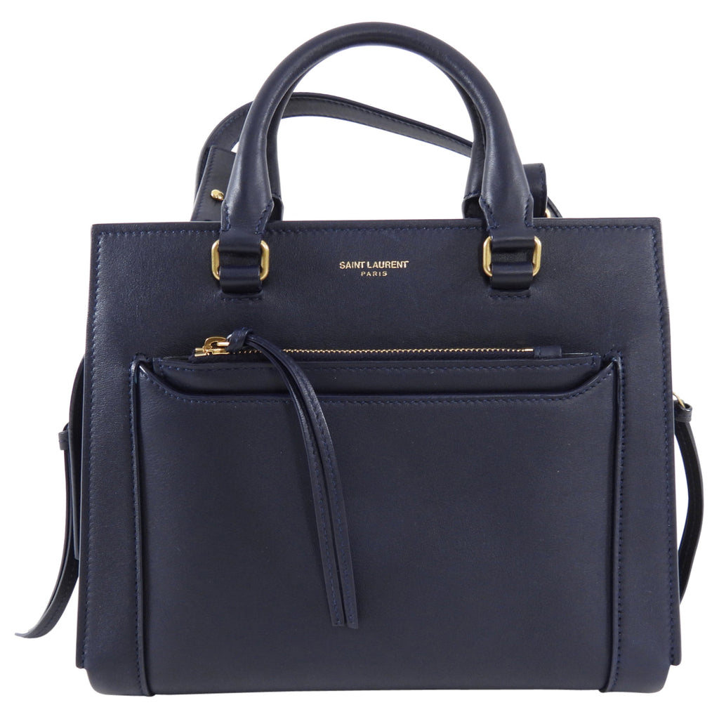 Saint Laurent Midnight Navy Small East Side Shoulder Bag