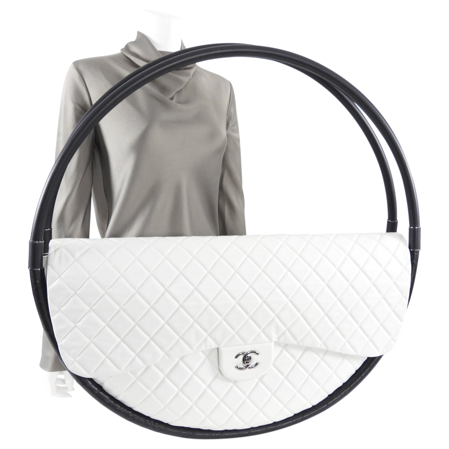 Chanel XL Runway Limited Edition Rare Hula Hoop Bag from SS2013