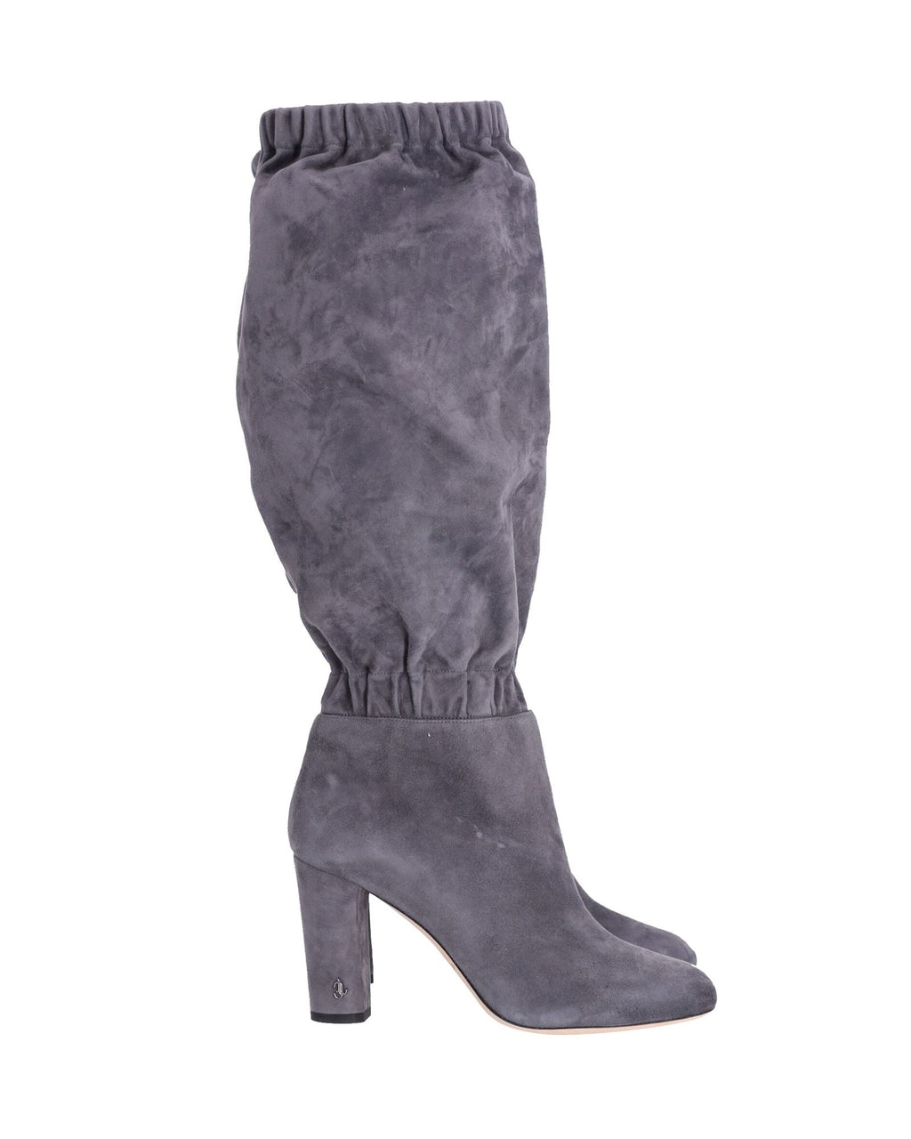 Women's Jimmy Choo Maxyn 85 Knee-high Boots in Grey Suede