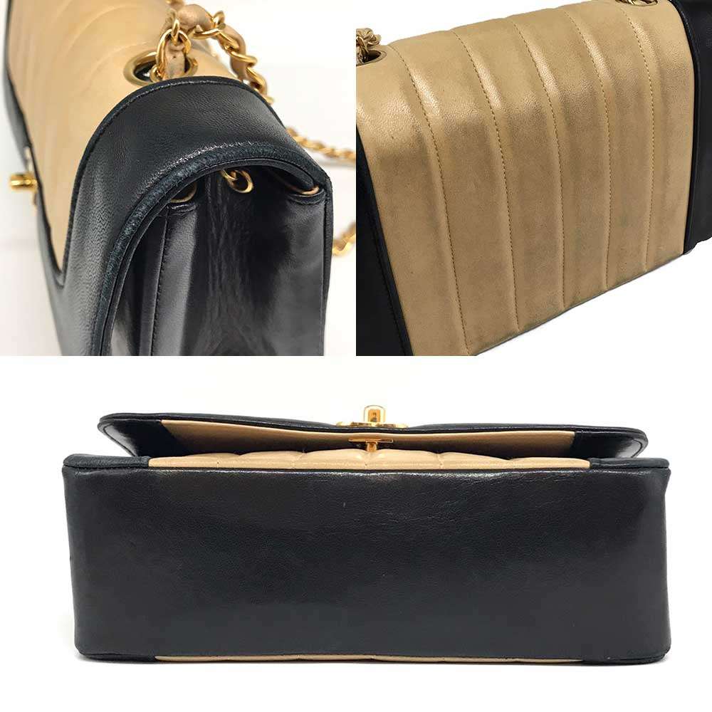 Chanel Lambskin Mademoiselle Matelasse Shoulder Bag