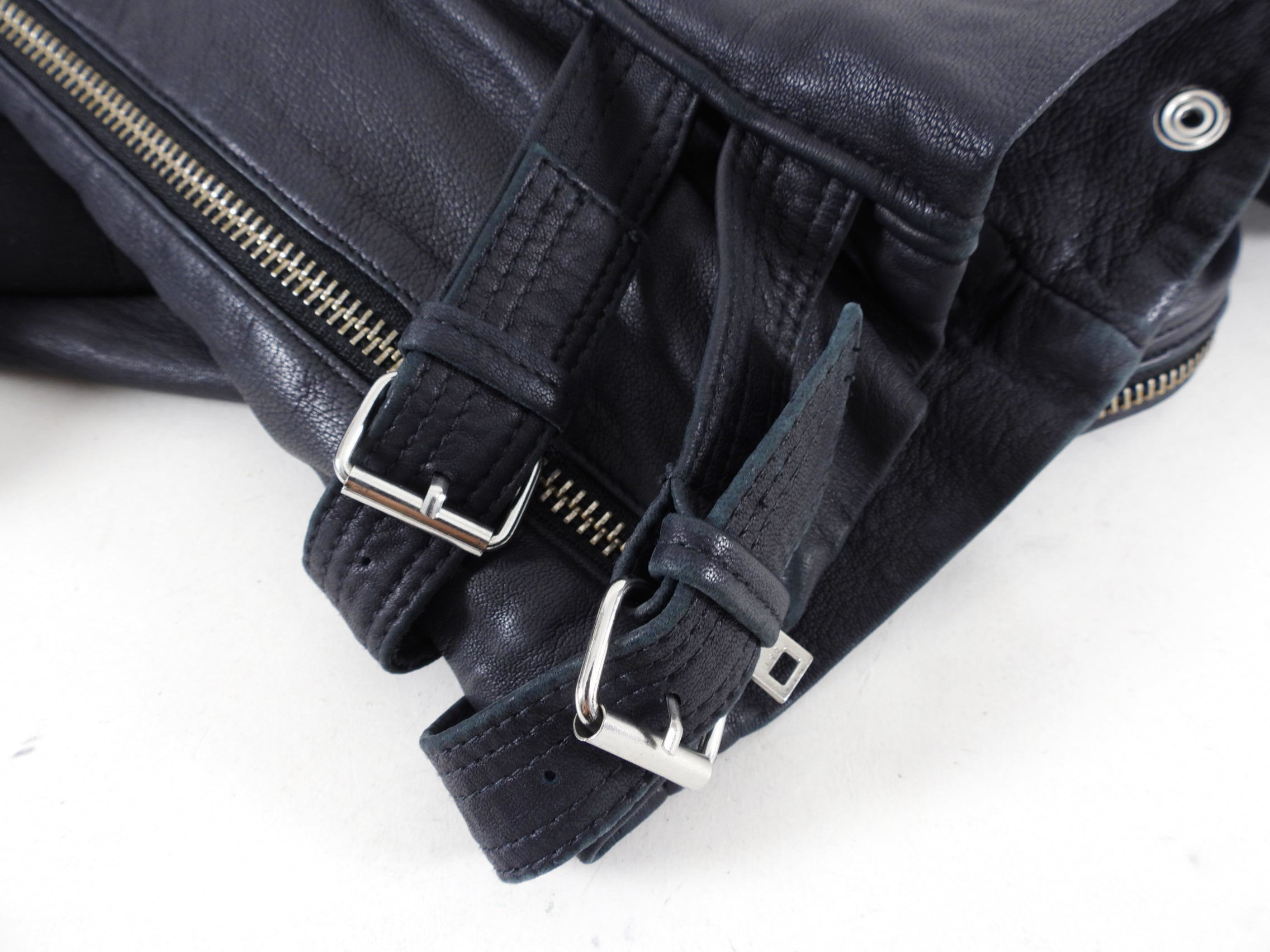 IRO Black Leather Tara Biker Jacket - S / 4