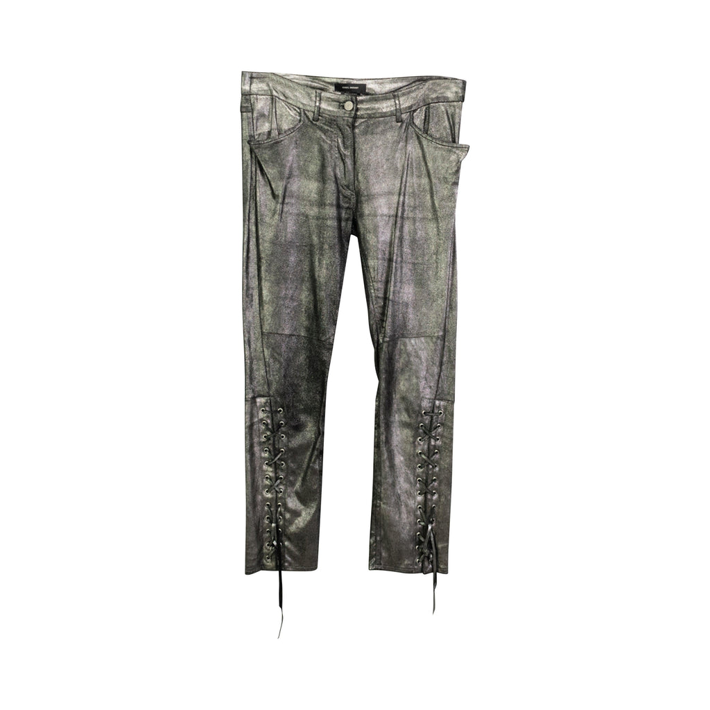 Isabel Marant Silver Pants - Women's 42