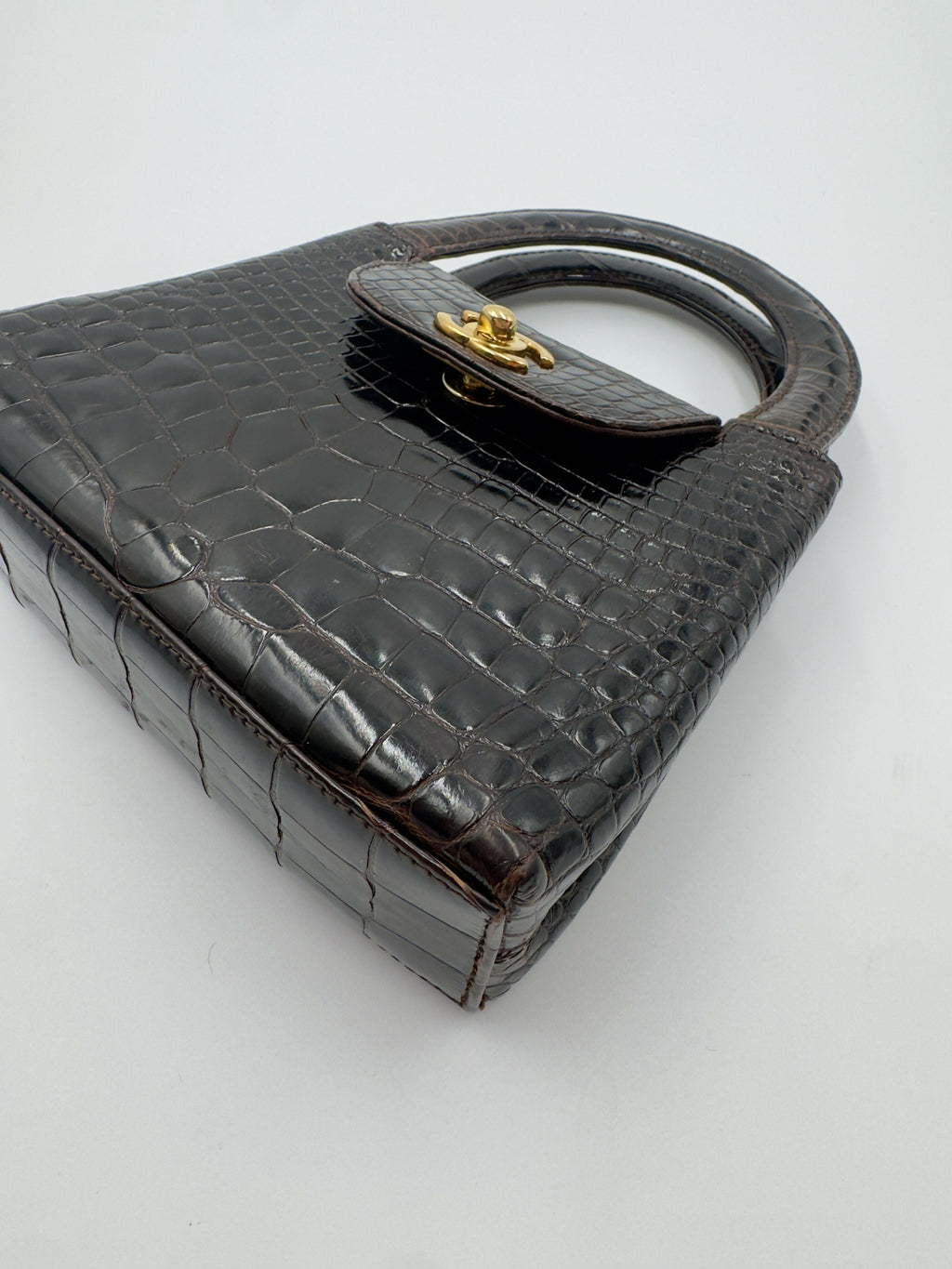 Chanel Vintage Crocodile Mini Kelly