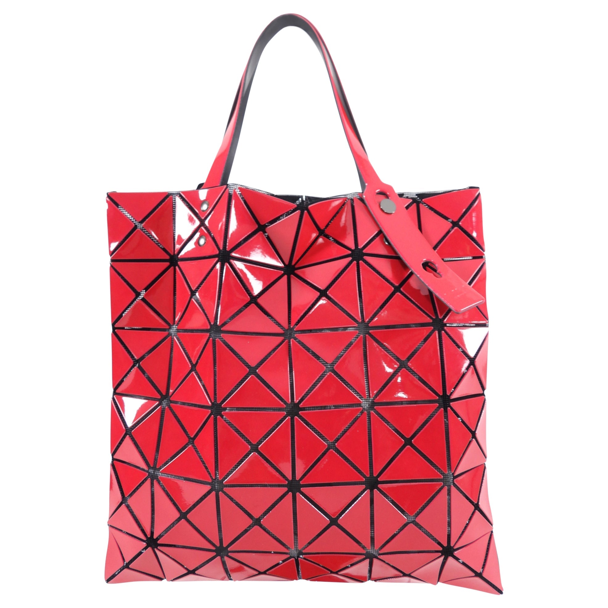 Issey Miyake Fuchsia Cherry Pink Bao Bao Tote Bag