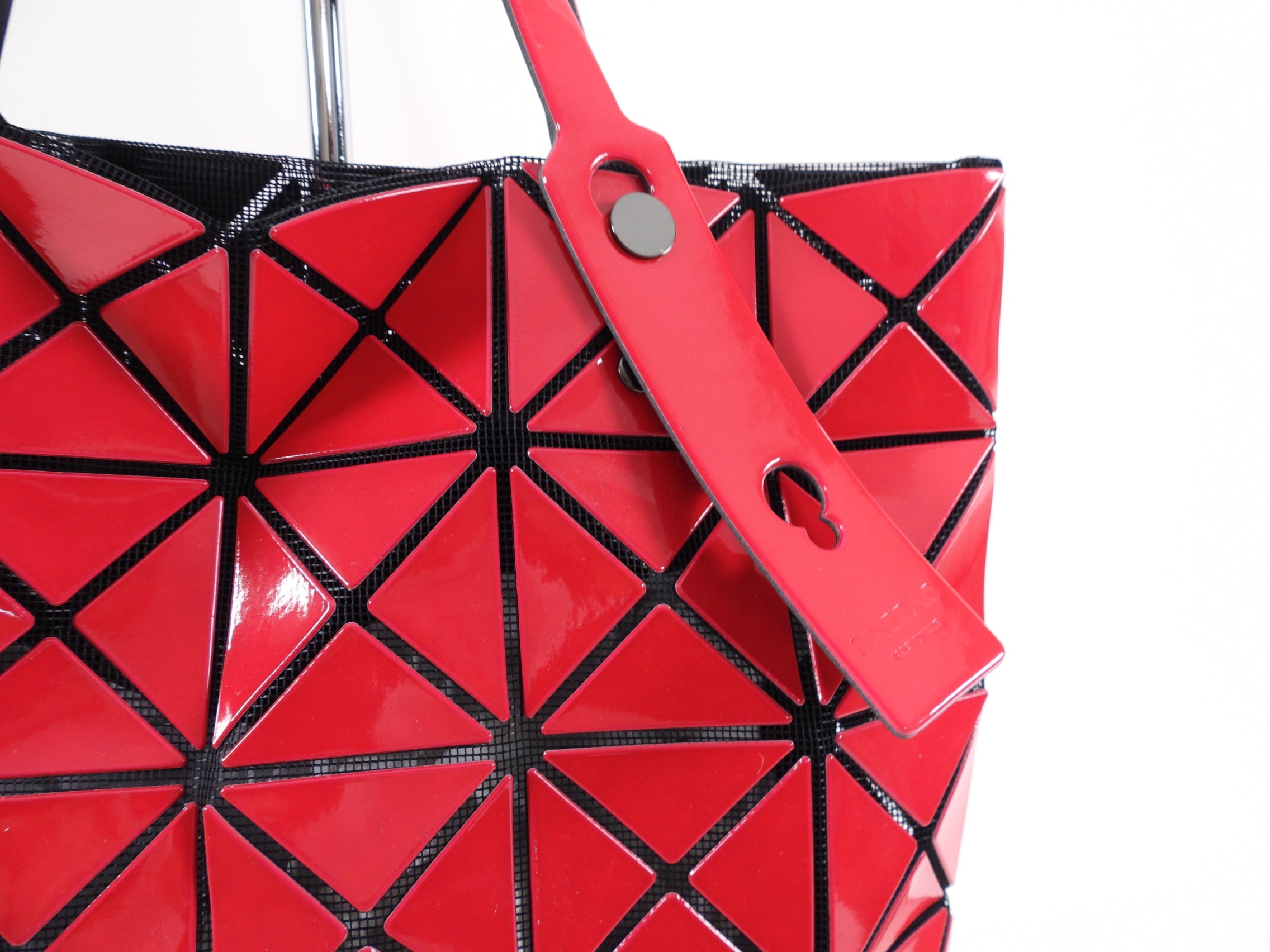 Issey Miyake Fuchsia Cherry Pink Bao Bao Tote Bag