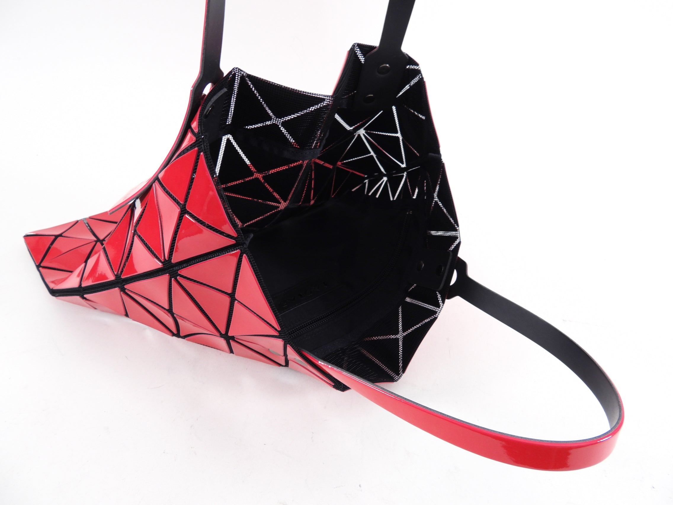 Issey Miyake Fuchsia Cherry Pink Bao Bao Tote Bag