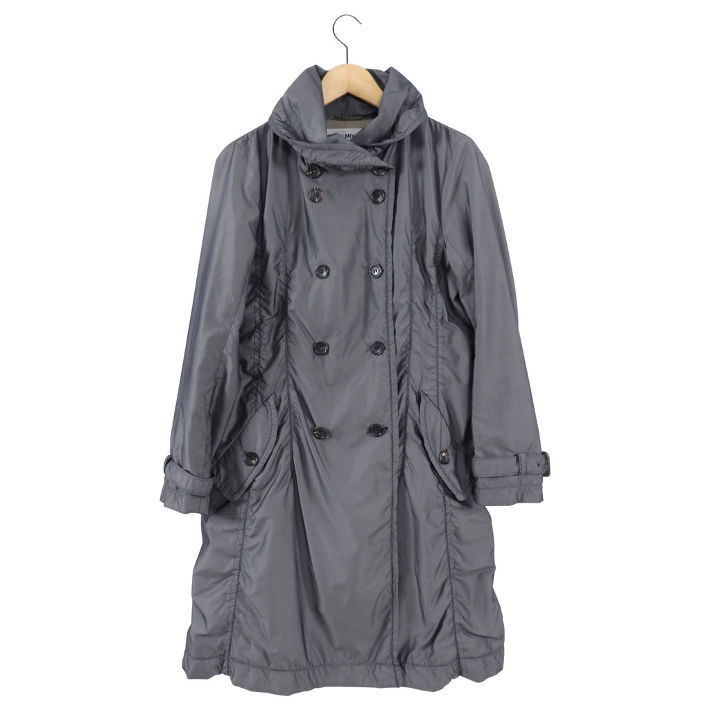 Issey Miyake Vintage Grey Nylon Coat - M (6/8)