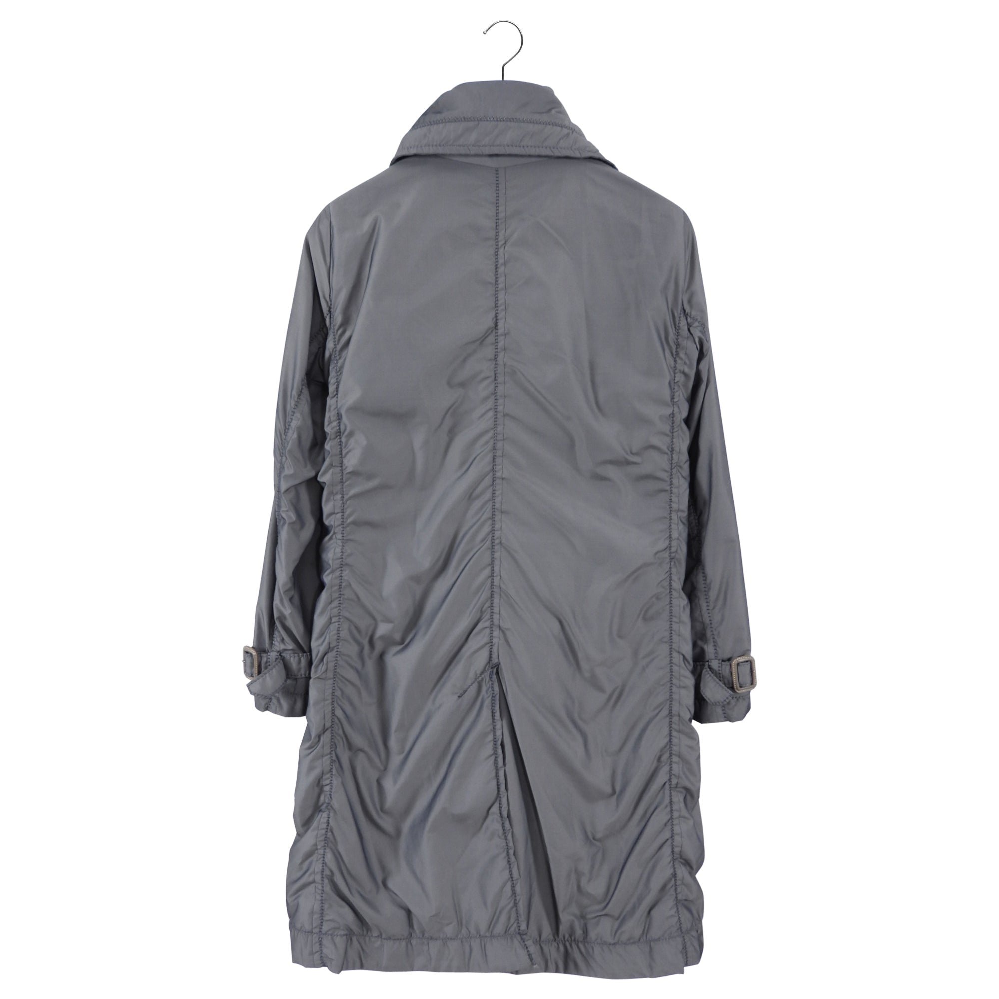 Issey Miyake Vintage Grey Nylon Coat - M (6/8)