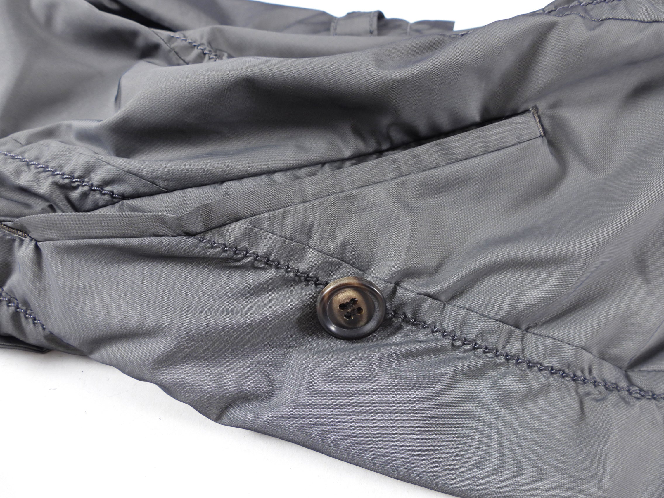Issey Miyake Vintage Grey Nylon Coat - M (6/8)