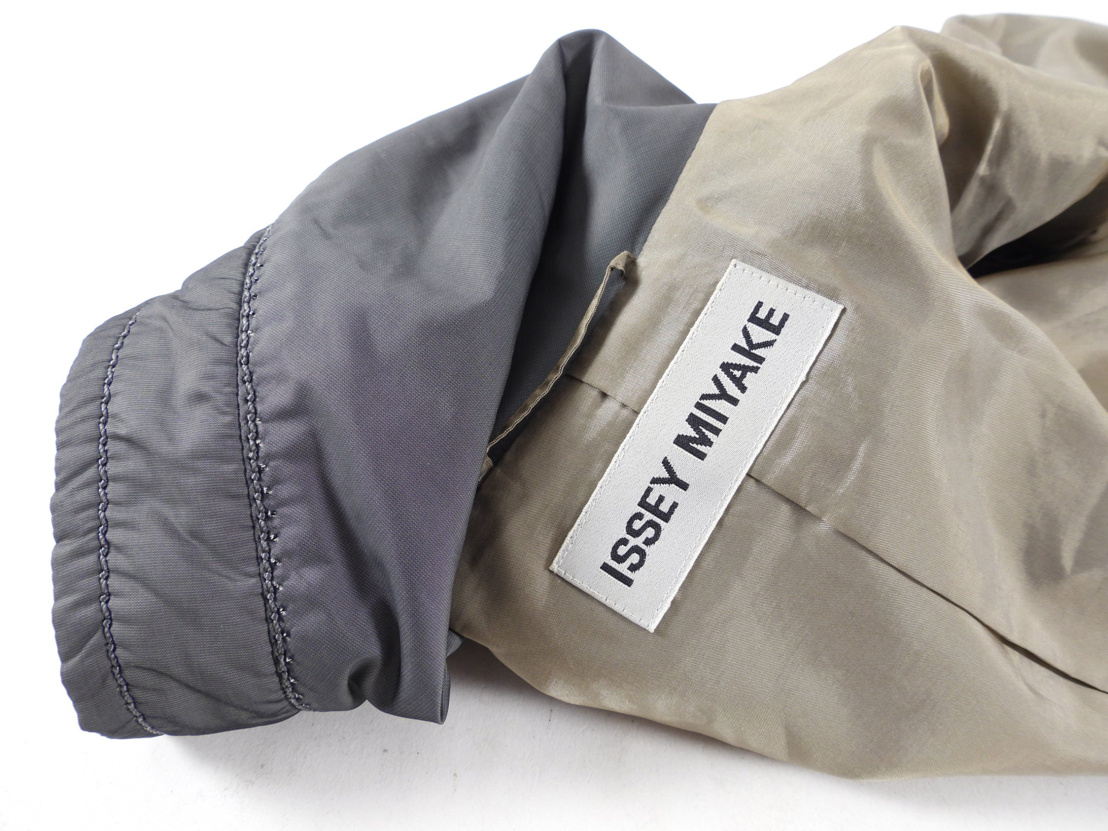 Issey Miyake Vintage Grey Nylon Coat - M (6/8)
