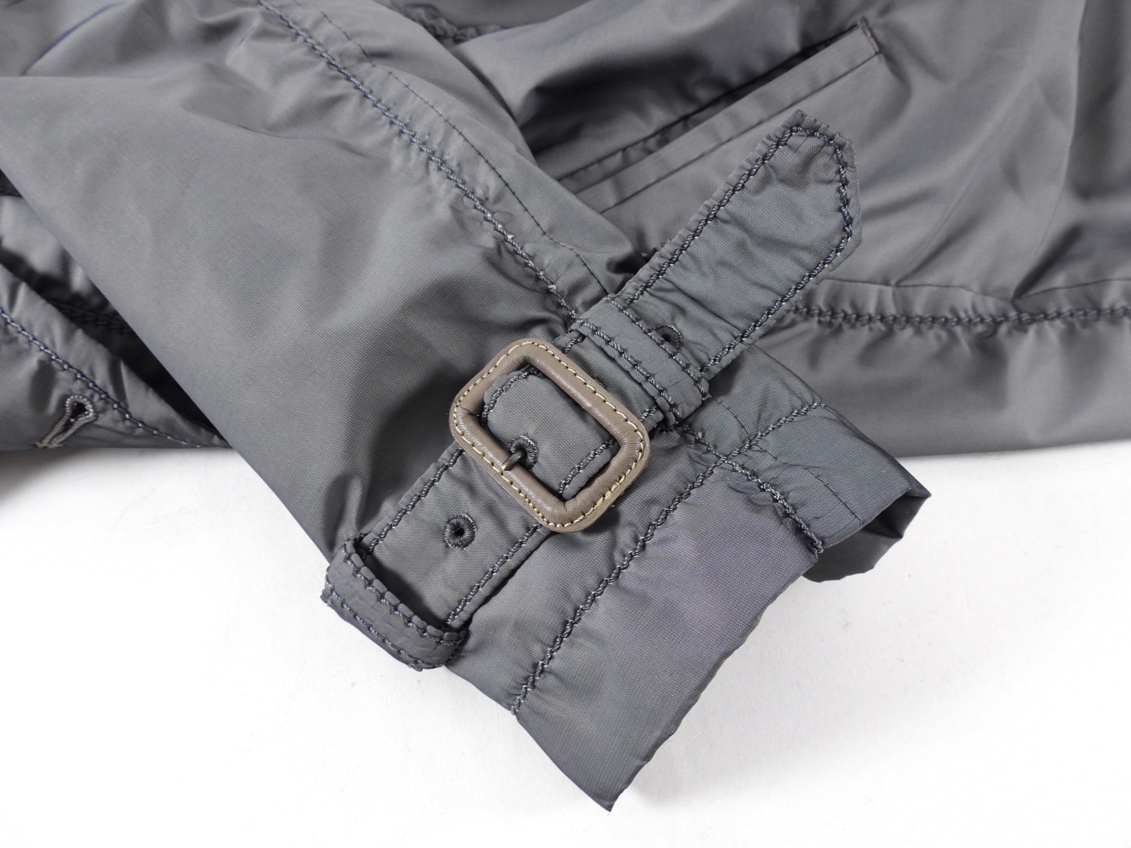 Issey Miyake Vintage Grey Nylon Coat - M (6/8)