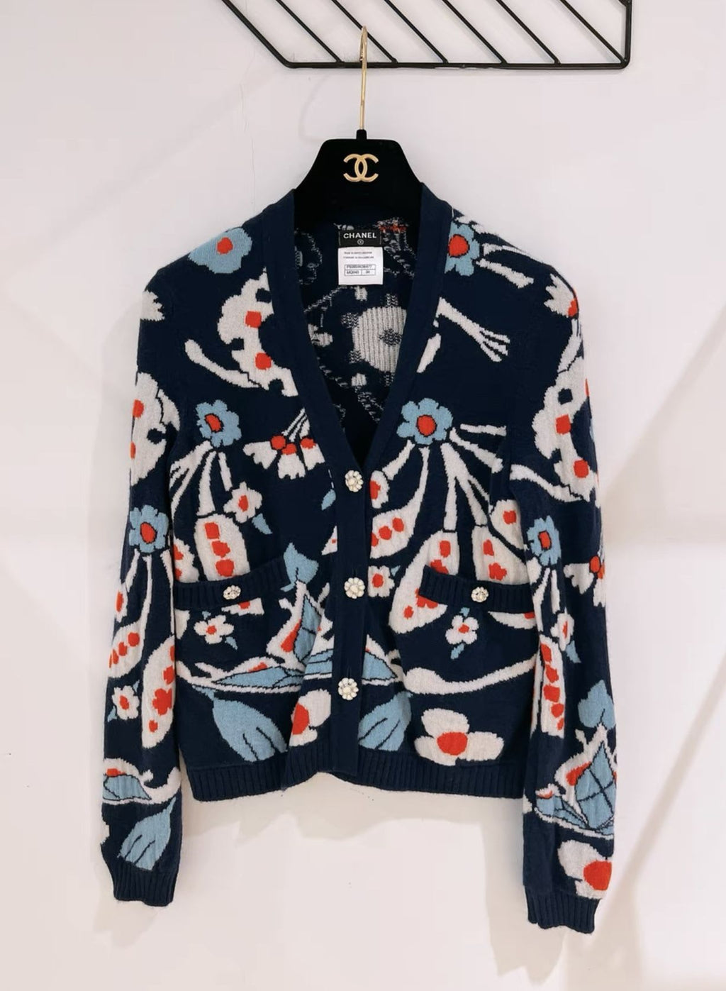 Chanel Dubai series flower cashmere 34