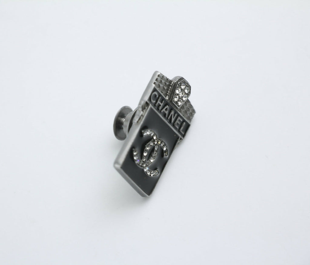 Chanel 09A Metal Moscow Series Badge Brooch