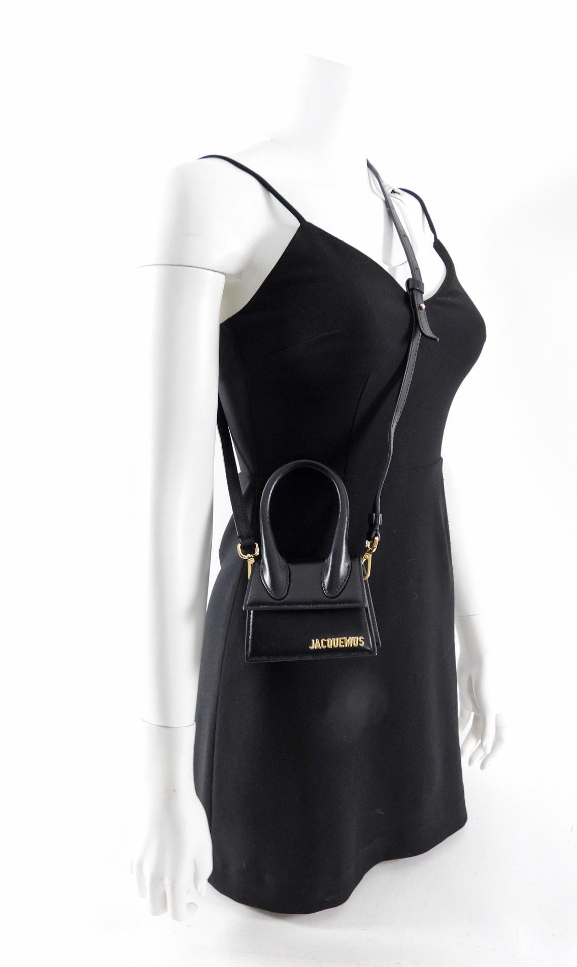 Jacquemus Le Chiquito Mini Black Leather Micro Bag