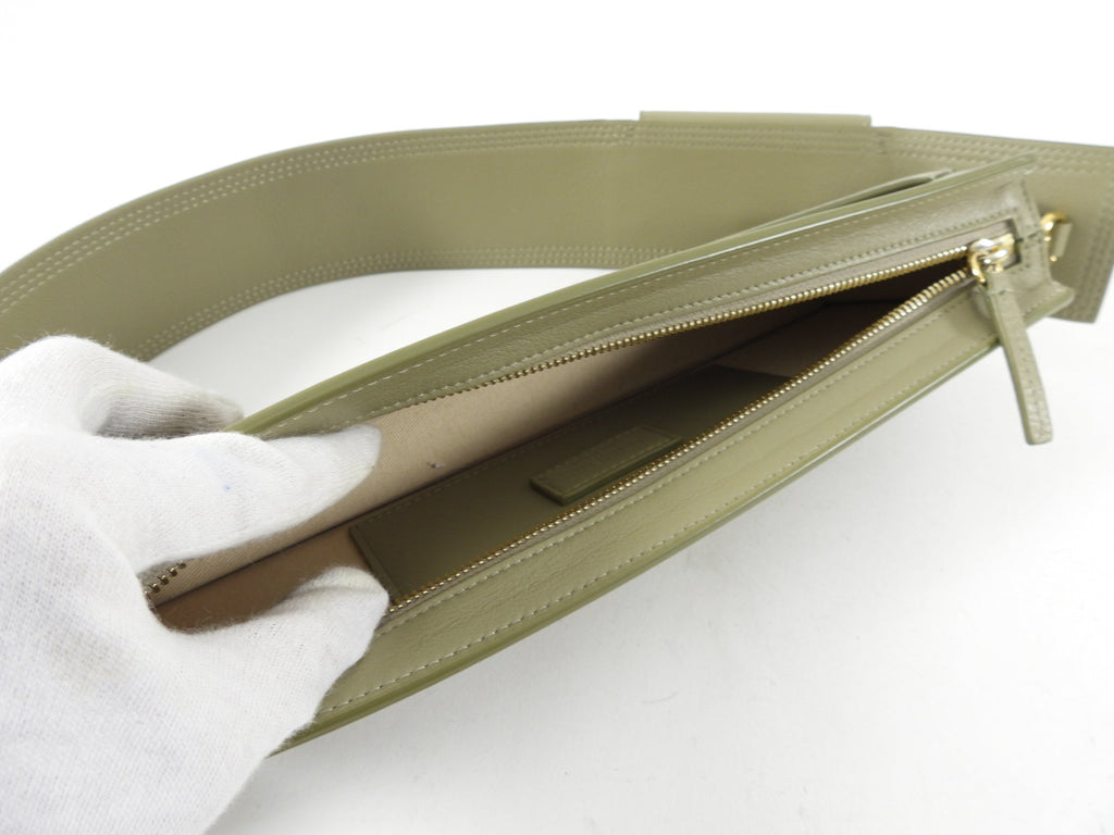 Jacquemus Le Ciu Ciu Bag in Khaki Leather