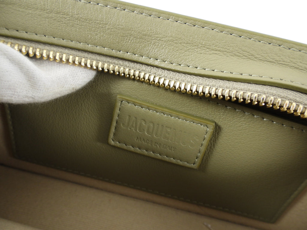 Jacquemus Le Ciu Ciu Bag in Khaki Leather