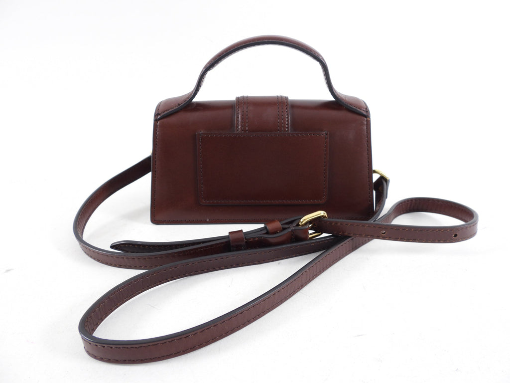 Jacquemus Le Bambino Mahogany Brown Mini Bag