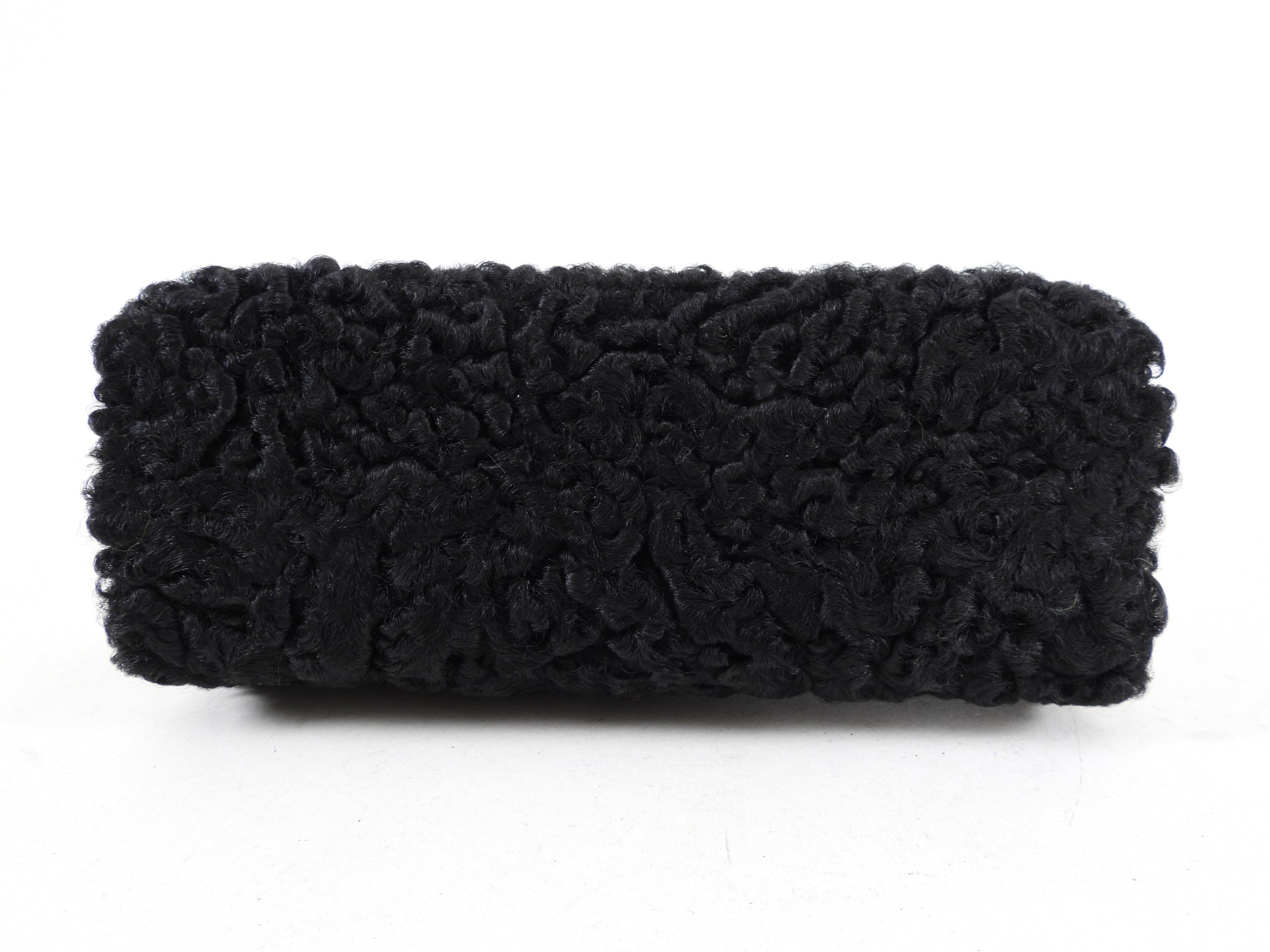 Jason Wu Black Curly Lamb Christie Box Bag
