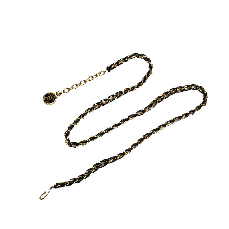 Fendi Chain Leather Belt