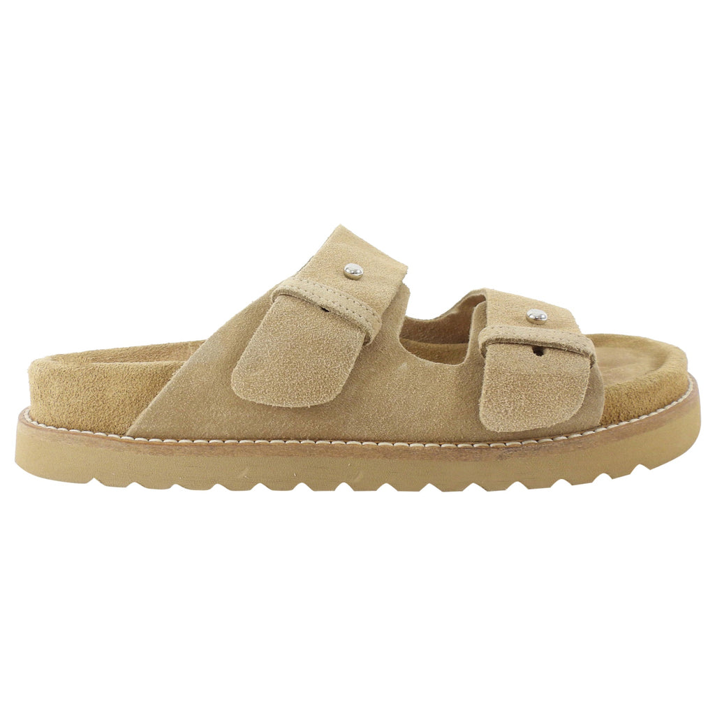 Jenni Kayne Tan Brown Suede Sandals - 37