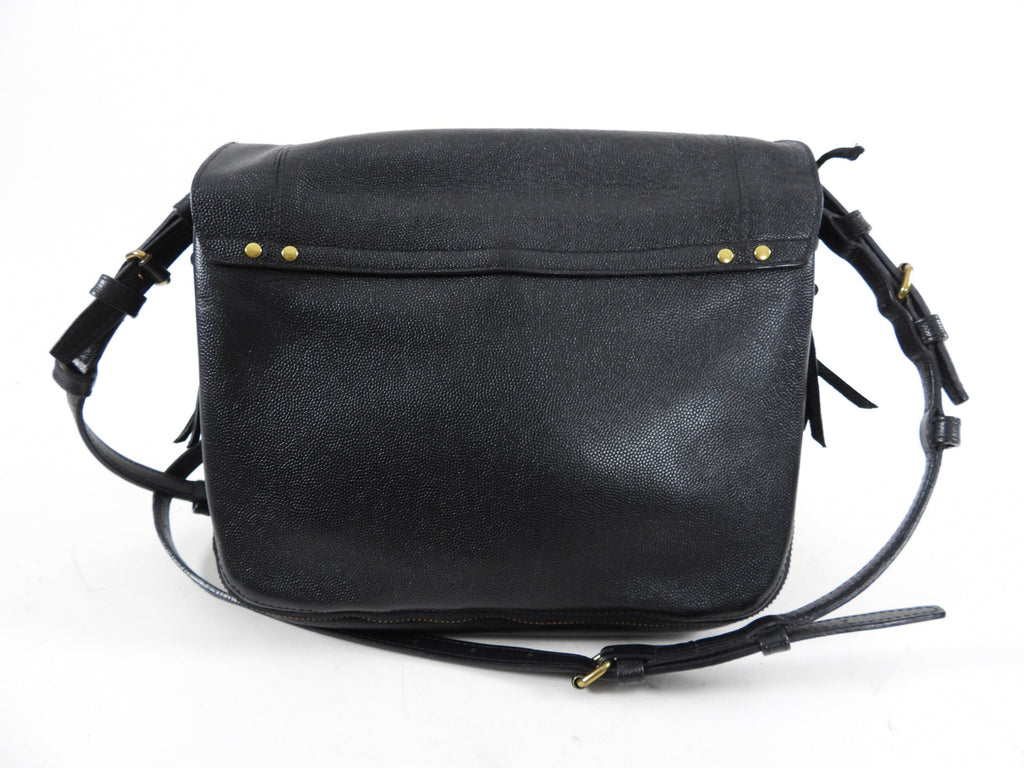 Jerome Dreyfuss Black Leather Crossbody Bag