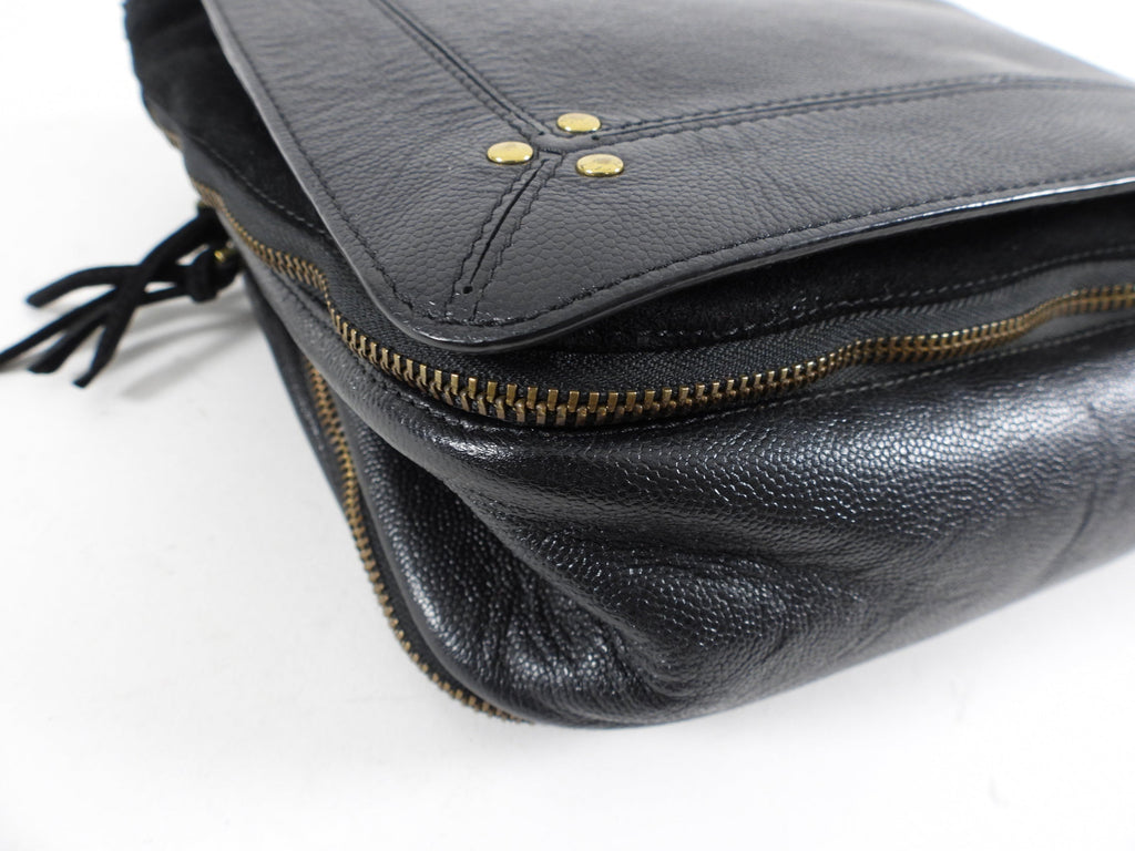 Jerome Dreyfuss Black Leather Crossbody Bag