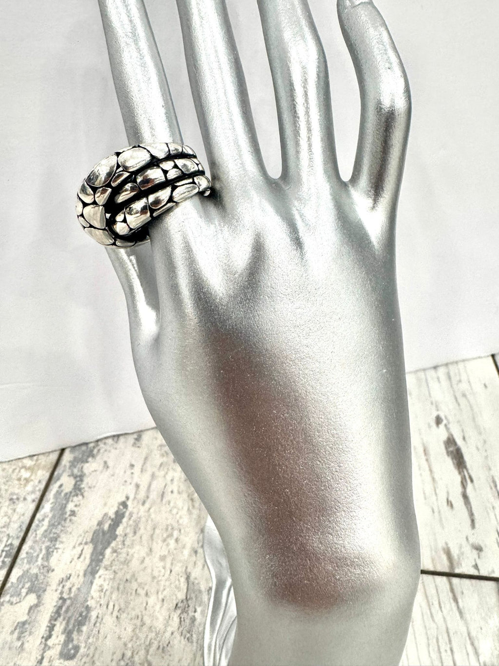 JOHN HARDY KALI PEBBLE RING