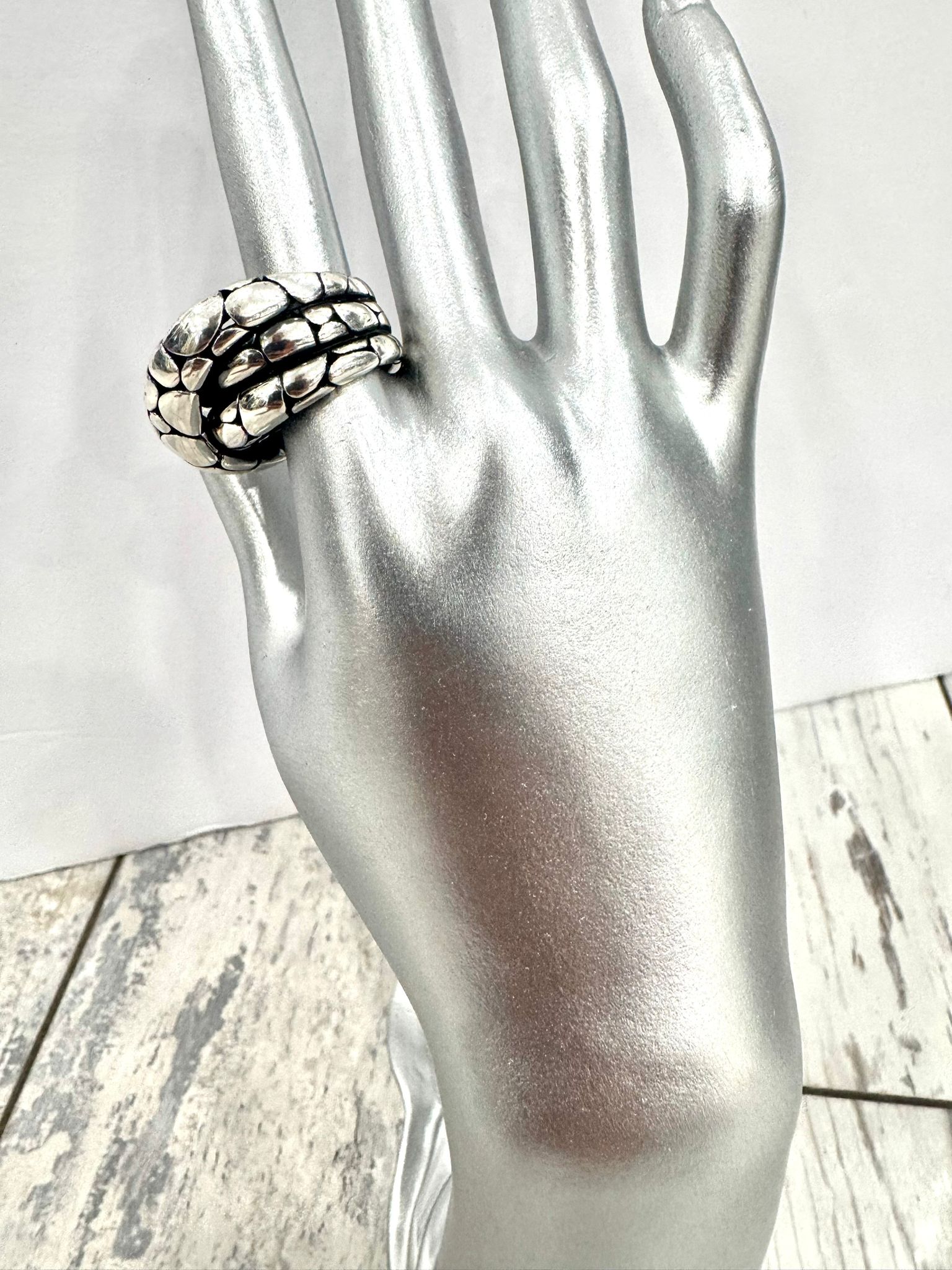 JOHN HARDY KALI PEBBLE RING