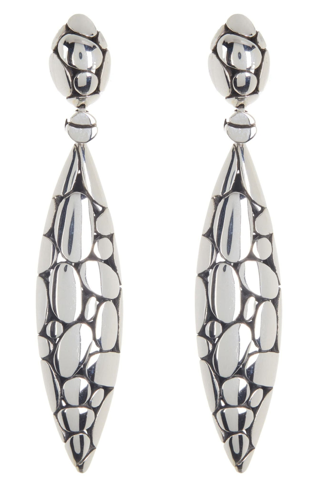 JOHN HARDY STERLING SILVER DROP EARRINGS