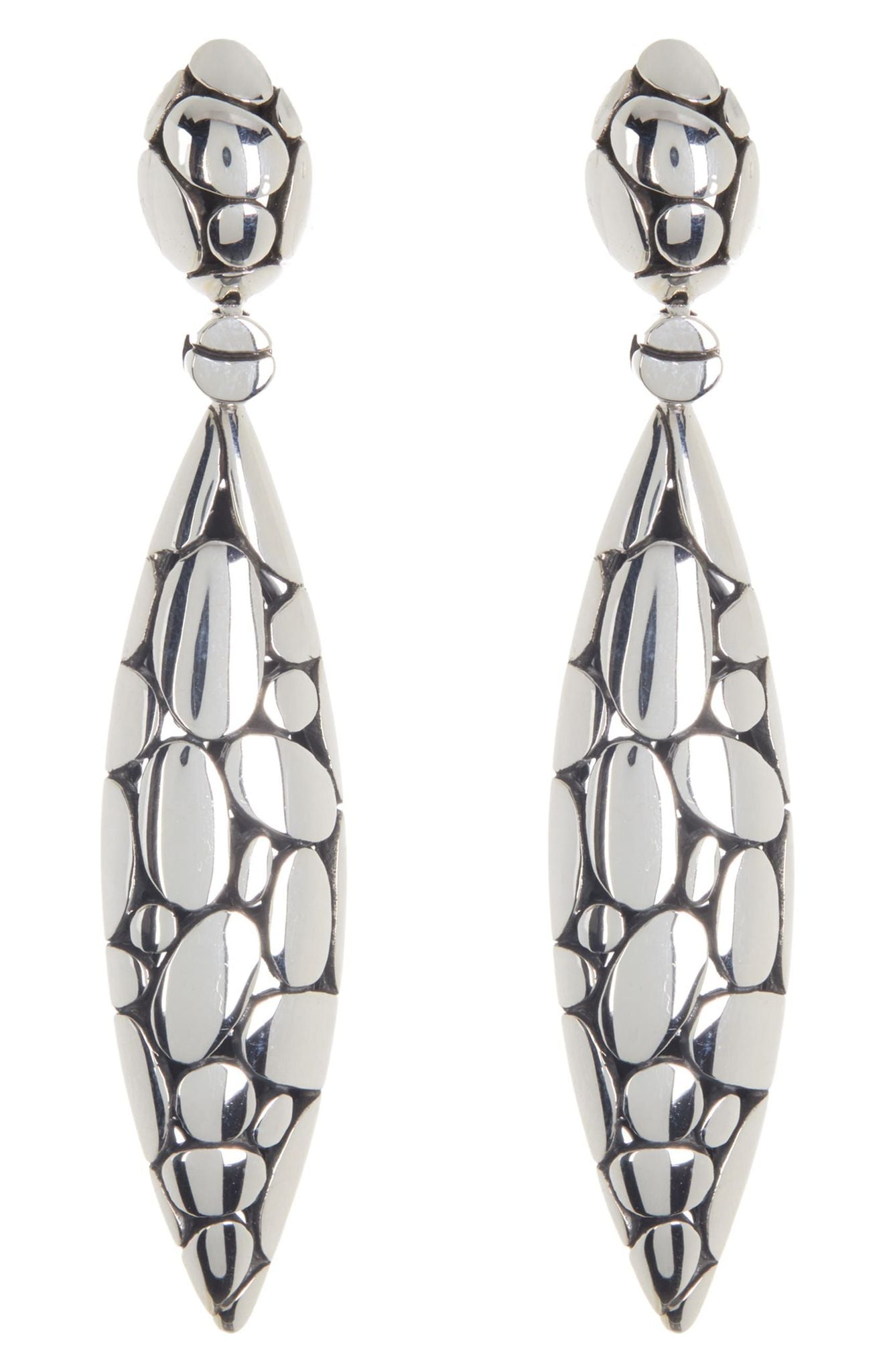 JOHN HARDY STERLING SILVER DROP EARRINGS