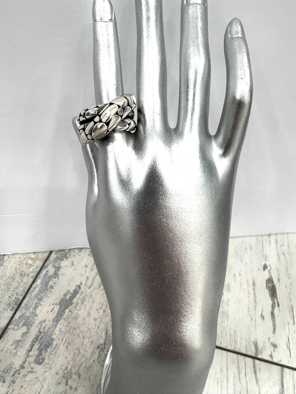 JOHN HARDY KALI PEBBLE RING