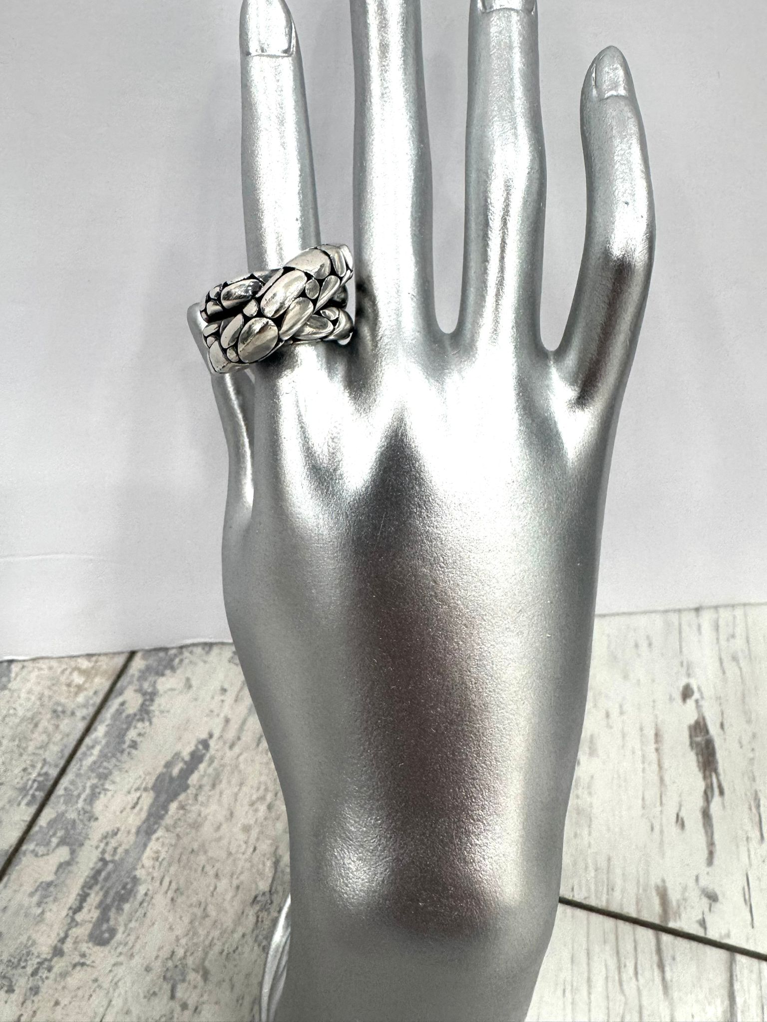 JOHN HARDY KALI PEBBLE RING