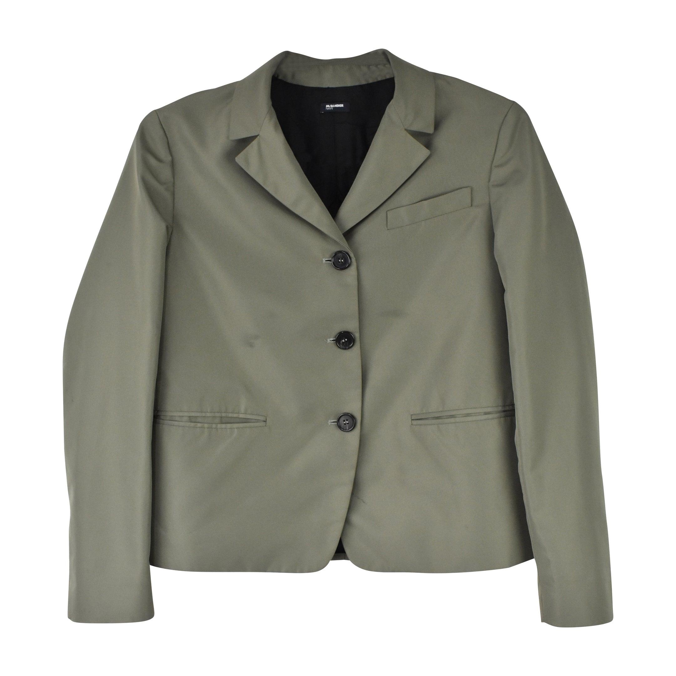 Jil Sander Navy Jacket - Women's 36