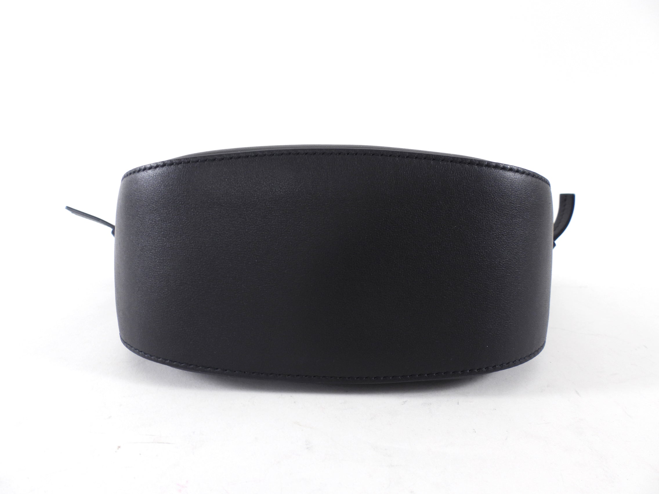 Jil Sander Black Leather Small Knot Bag