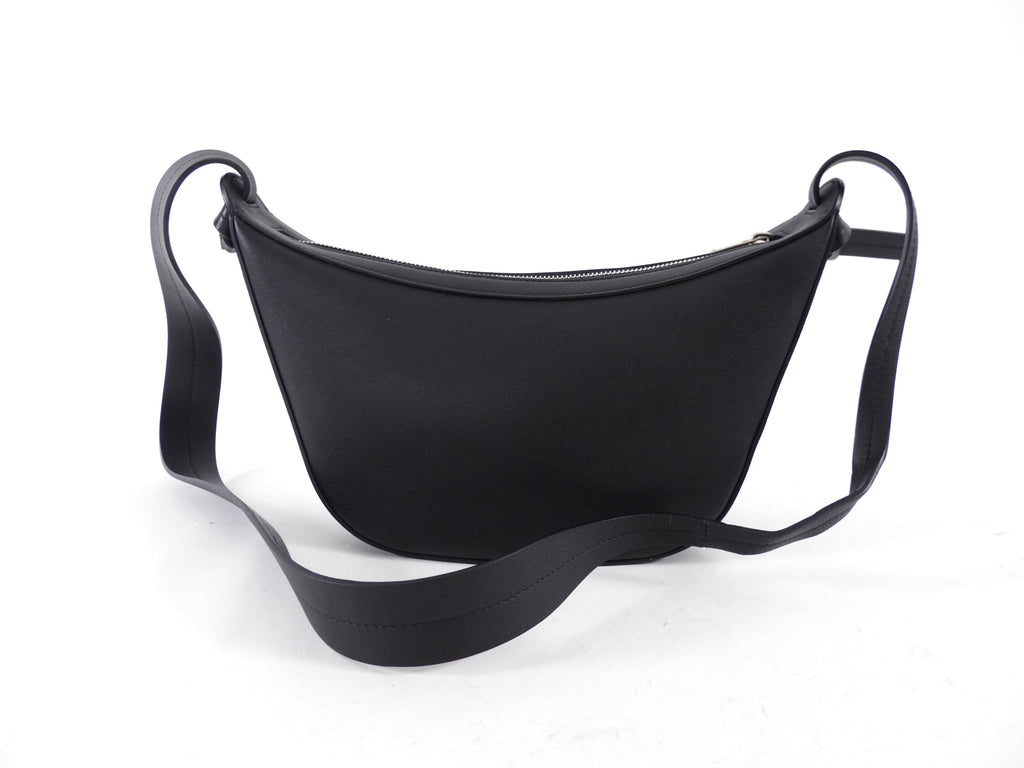 Jil Sander Black Leather Small Knot Bag