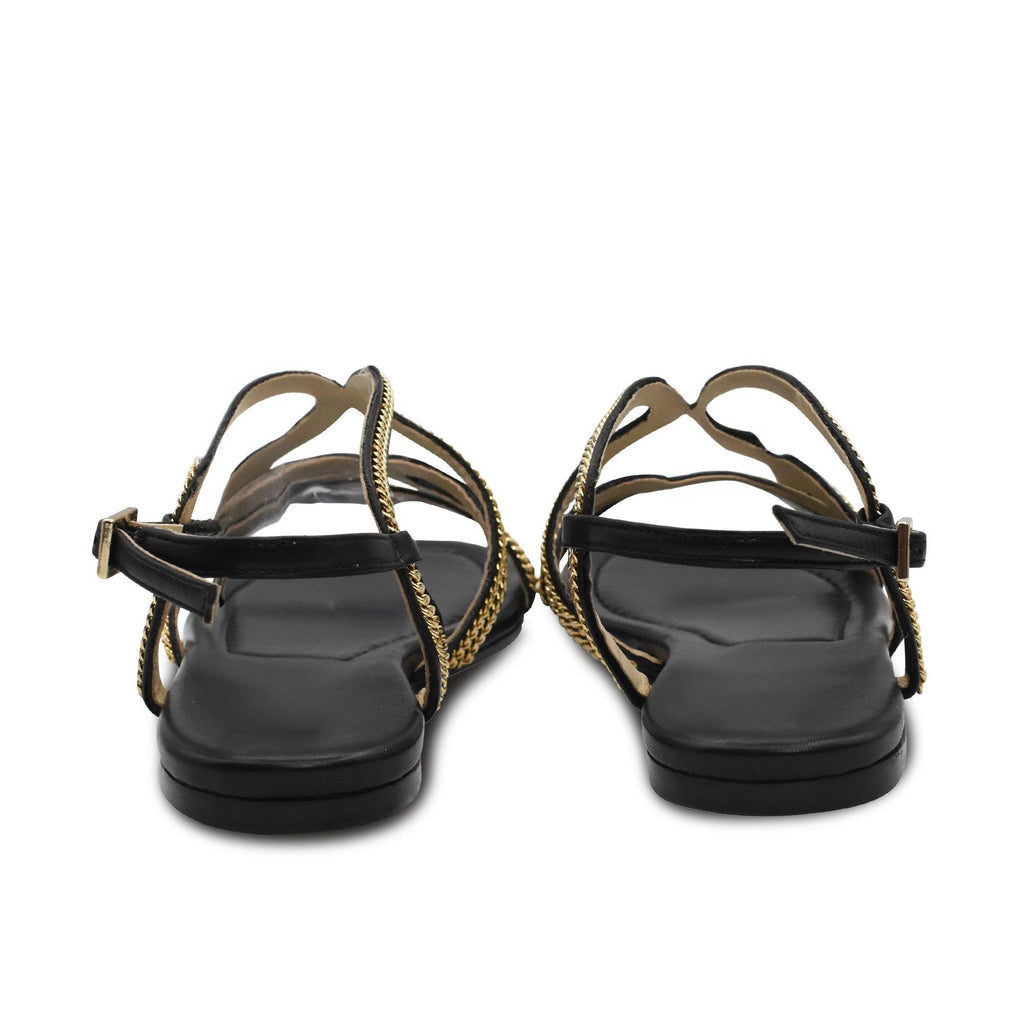 Jimmy Choo 'Nickel Flat' Sandals - Women's 37