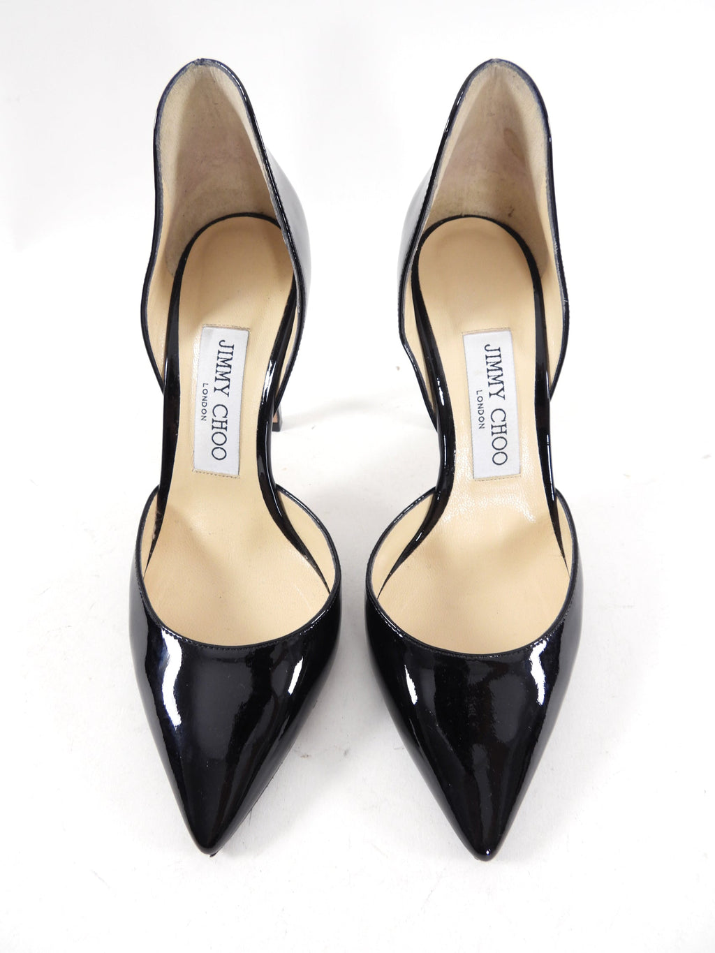 Jimmy Choo Black Patent Leather Liz 100 - 35.5 / 5