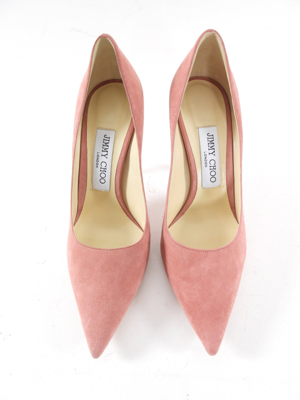 Jimmy Choo Quartz Pink Suede Love 100 Pumps - 36 / 36.5