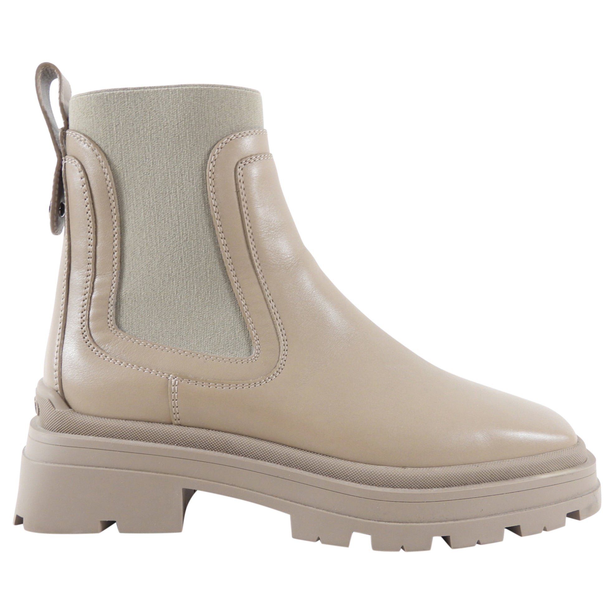 Jimmy Choo Taupe Leather Veronique Ankle Boots - 38 / 37
