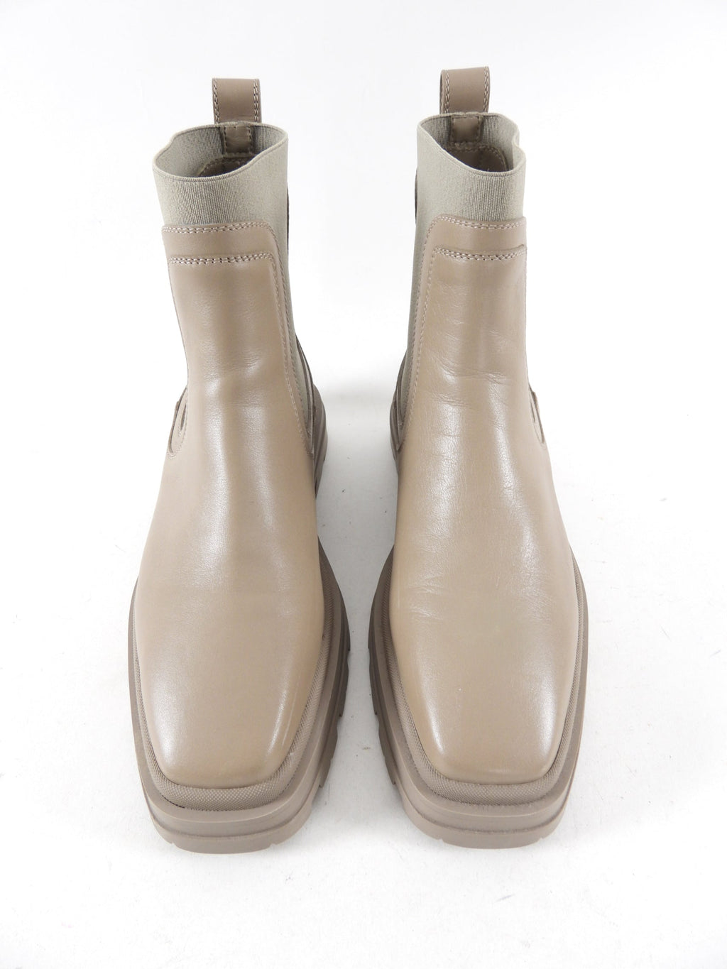 Jimmy Choo Taupe Leather Veronique Ankle Boots - 38 / 37