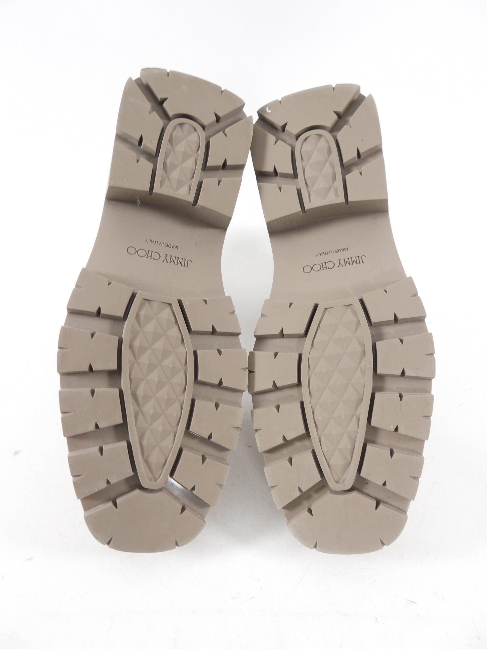 Jimmy Choo Taupe Leather Veronique Ankle Boots - 38 / 37