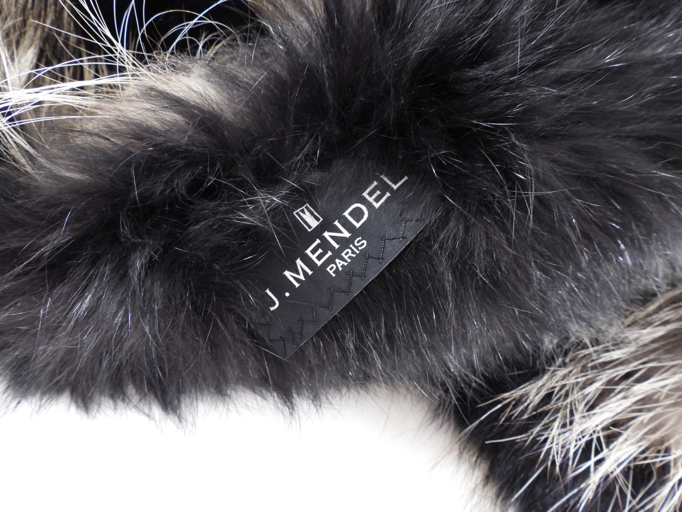 J Mendel Multi Knit Fox Fur Jacket - S