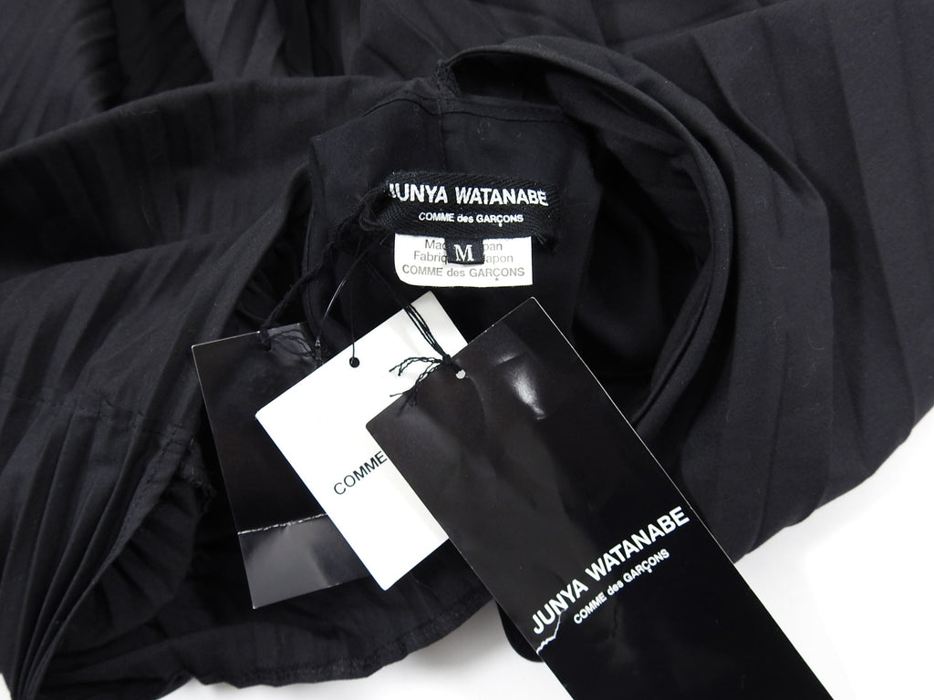 Junya Watanabe 2018 Black Avant Garde Layered Pleat Dress - M