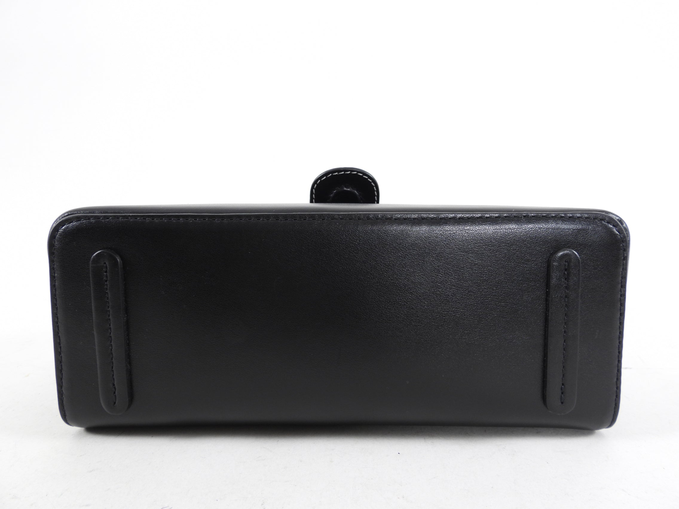JW Anderson Small Black Leather Chain Lid Bag