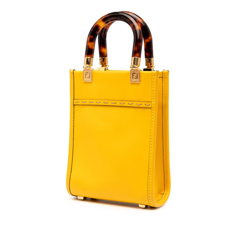 Fendi Sunshine Shopper Mini Leather 2way Bag
